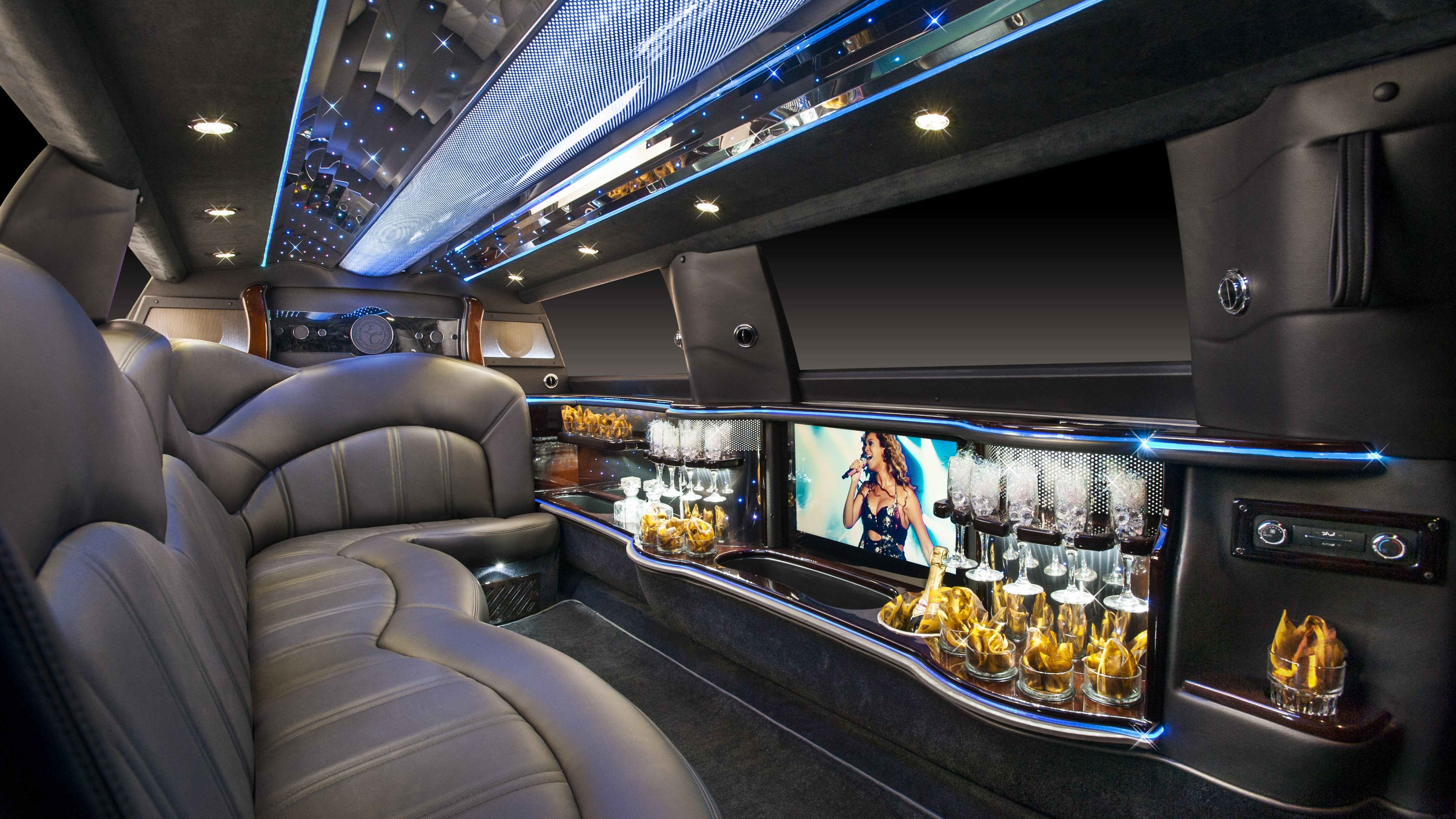Jaguar Limousine interior